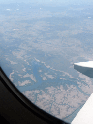 Balaclava Island and Rundle Range National Park, viewed from the airplane to Cairns