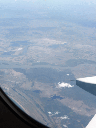 The Fitzroy River and Casuarina Island, viewed from the airplane to Cairns