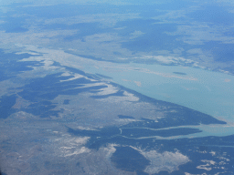 Herbert Creek and Woods Island, viewed from the airplane to Cairns