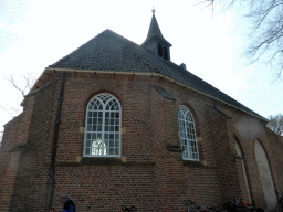 Northeast side of the Hervormde Kerk church, viewed from the Bovenstraat street