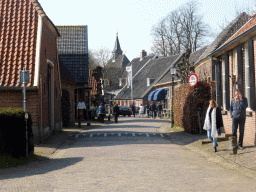 The Onderstraat street, with a view on the Hervormde Kerk church