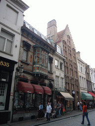 Shops at the Wollestraat street