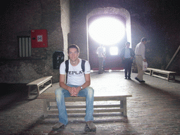 Tim at the third floor of the Belfort tower