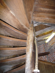 Staircase at the upper part of the Belfort tower