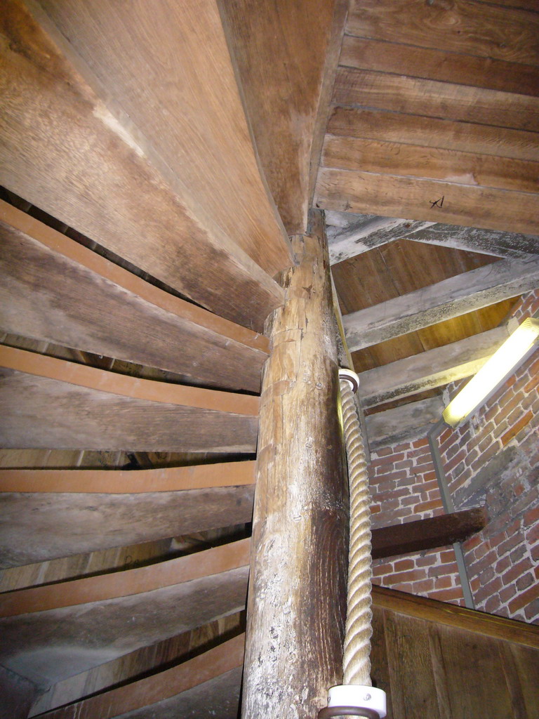 Staircase at the upper part of the Belfort tower