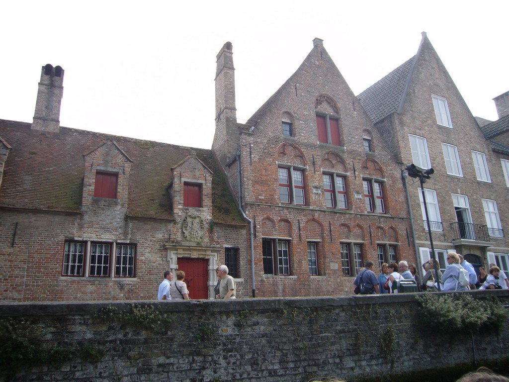 Buildings at the southeast side of the Groenerei canal, viewed from the tour boat