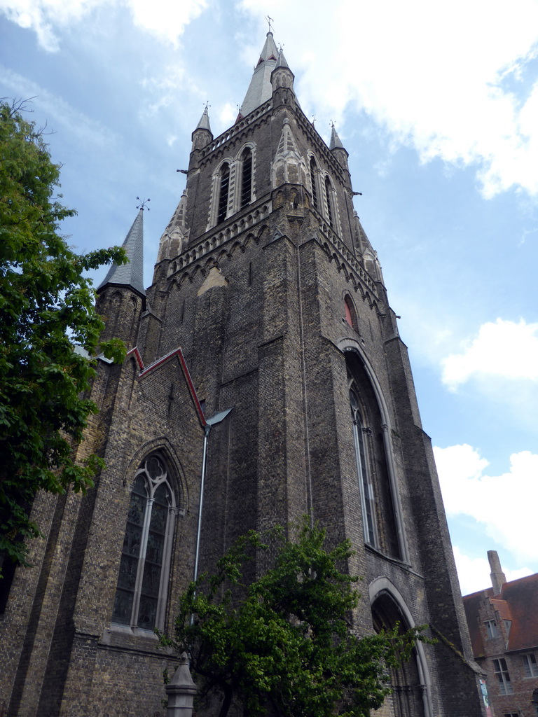 Tower of the Holy Maria Magdalena and Holy Catharina Church, viewed from the Stalijzerstraat street