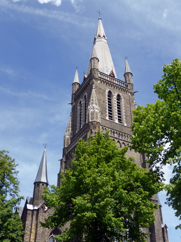 Tower of the Holy Maria Magdalena and Holy Catharina Church, viewed from the Stalijzerstraat street