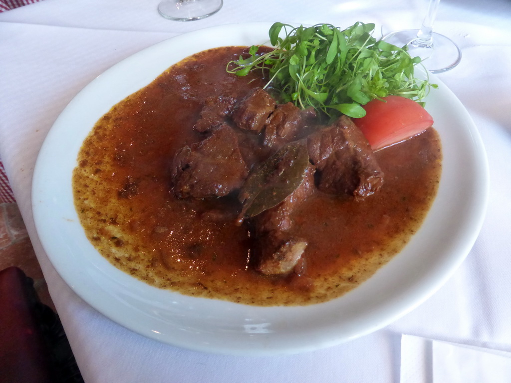 Lunch at the Maria van Bourgondië restaurant