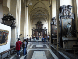 Miaomiao and her parents in the northeast chapel of the Church of Our Lady