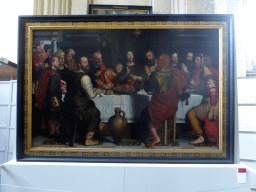Painting `Het Laatste Avondmaal` by Pieter Pourbus, in the southern aisle of the Church of Our Lady