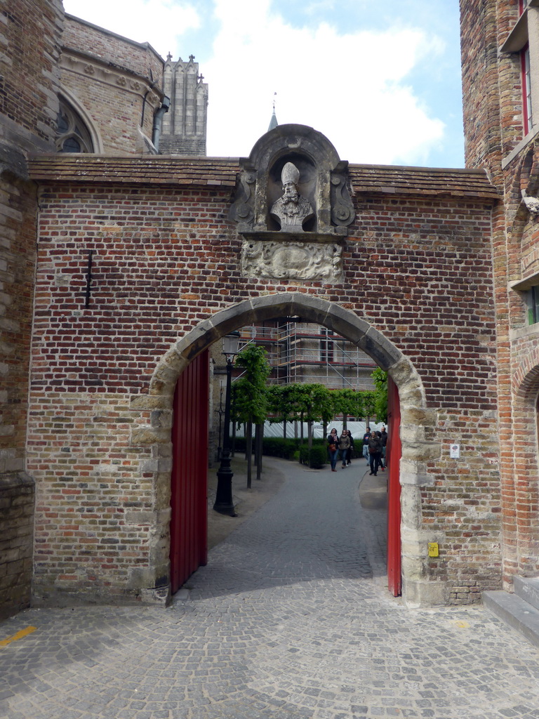 Gate at the east side of the Church of Our Lady