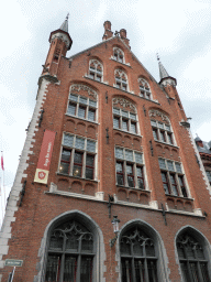 Front of the Brugs Bier Museum at the Breidelstraat street