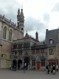 Front of the Basilica of the Holy Blood at the Burg square