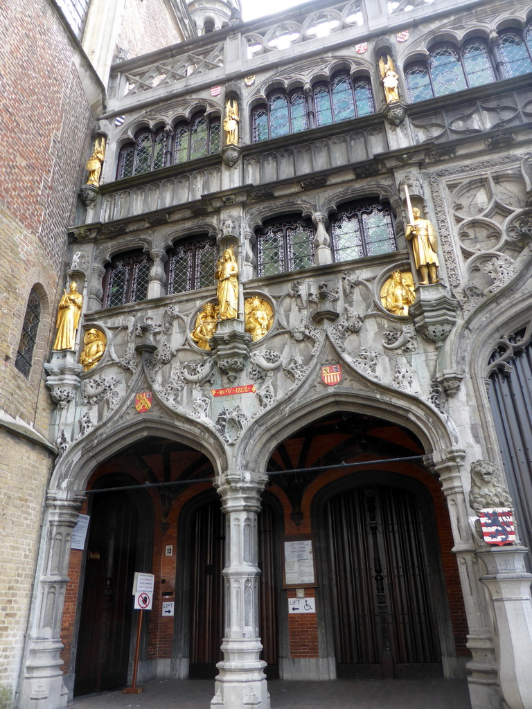 Front of the Basilica of the Holy Blood at the Burg square