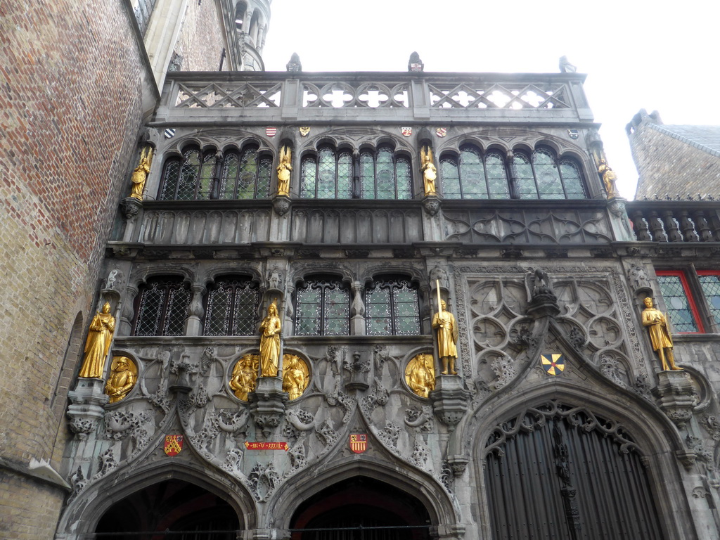 Facade of the Basilica of the Holy Blood at the Burg square