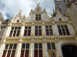 Facade of the Palace of the Liberty of Bruges at the Burg square