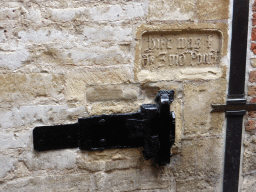 Remains of the former South Gate, at the Blinde-Ezelstraat street