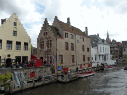 South side of the Palace of the Liberty of Bruges at the Groenerei canal