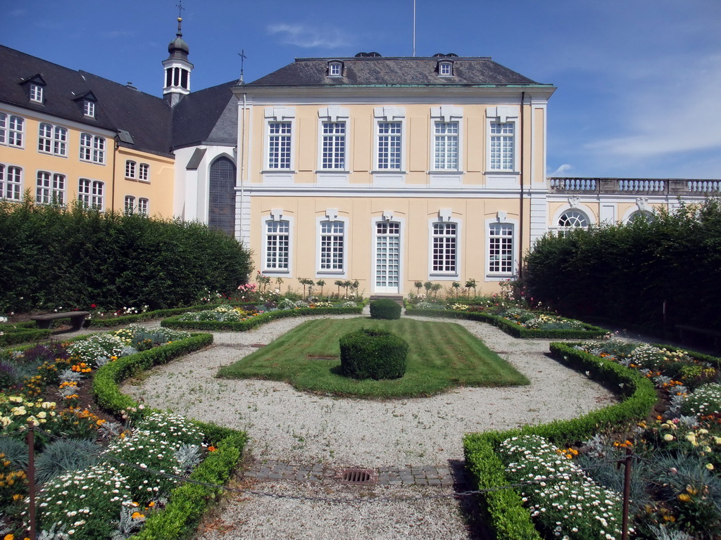 Flowers in the gardens of the Augustusburg Palace