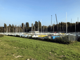 Boats at Catamaranclub Bru at the northwest side of the Grevelingendam