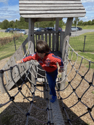 Max at the playground of Restaurant Grevelingen