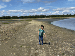 Max at the pier at the south side of the Grevelingendam