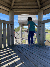 Max at the playground of Restaurant Grevelingen