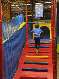 Max at the Kinderland playground at Holiday Park AquaDelta