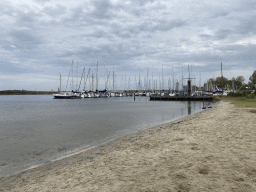 The Werkhaven beach and boats at the Werkhaven harbour
