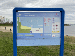 Map of the Werkhaven beach and harbour