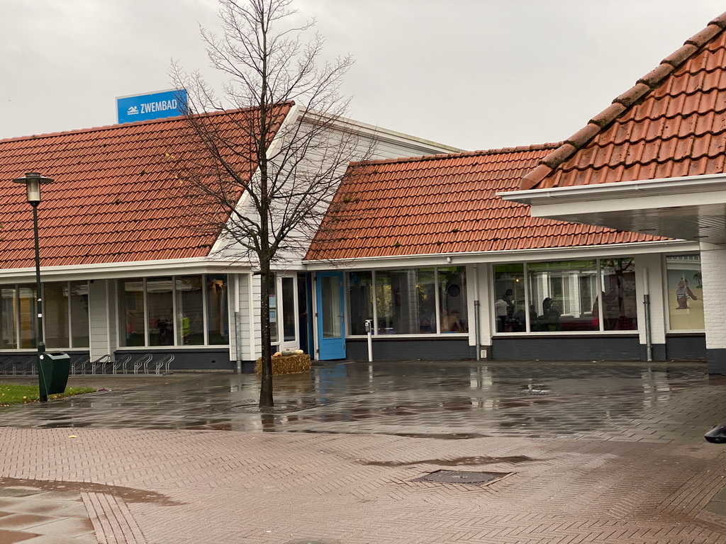 Front of the swimming pool at Holiday Park AquaDelta