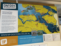 Map of the National Park Oosterschelde at the Bru 17 store