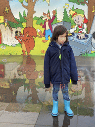 Max at the central square of Holiday Park AquaDelta