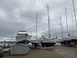 Boats at the Werkhaven harbour