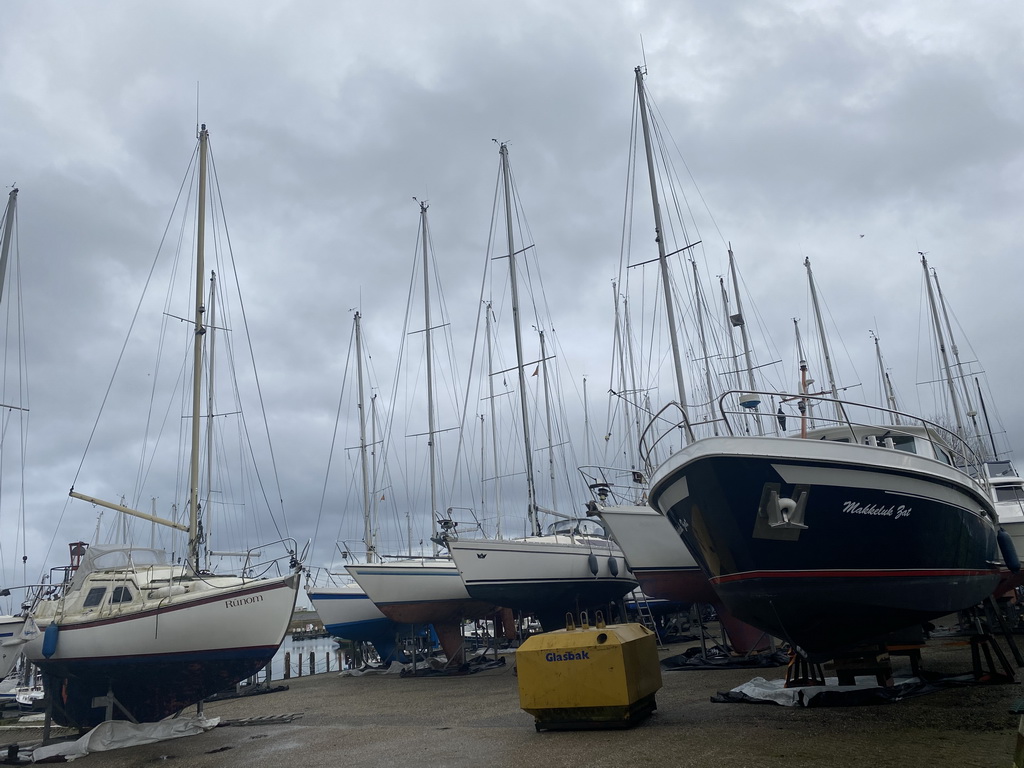 Boats at the Werkhaven harbour