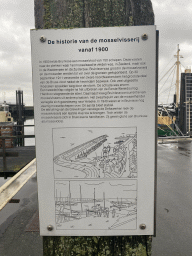 Information on the history of mussel fishing, at the Harbour of Bruinisse