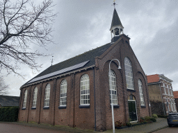 Front of the Gereformeerde Kerk Bruinisse church at the Noorddijk street
