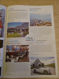 Magazine with hotspots in Zeeland at the terrace of the Restaurant De Meeuw