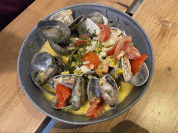Shellfish at the Bru 17 restaurant