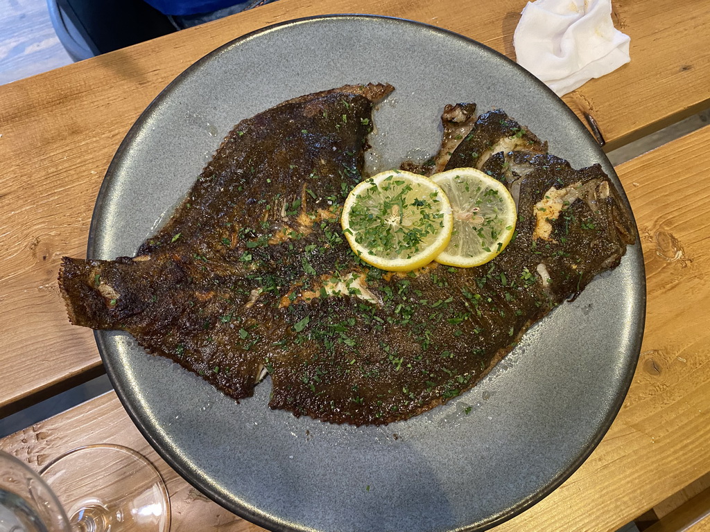 Plaice at the Bru 17 restaurant