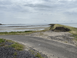 Beach and pier at the Duikplaats Noordbout at Zierikzee