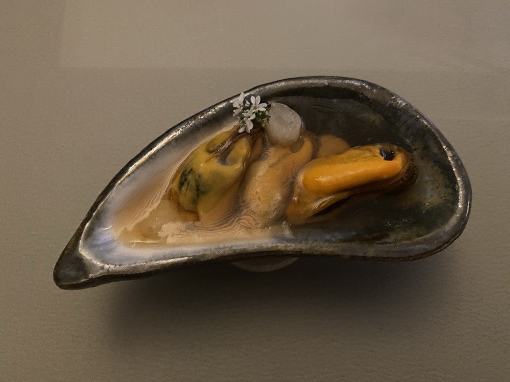 Mussel at the Brasserie De Cleenne Mossel restaurant