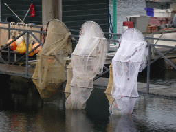 Fishing nets at the Vluchthaven harbour