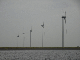 Windmills at Tholen, viewed from the Duikplaats Zoetersbout