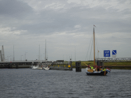 Boats in the Harbour of Bruinisse, viewed from the Seal Safari boat