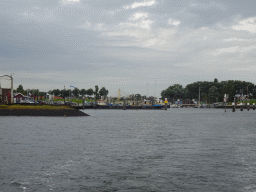 Boats in the Harbour of Bruinisse, viewed from the Seal Safari boat