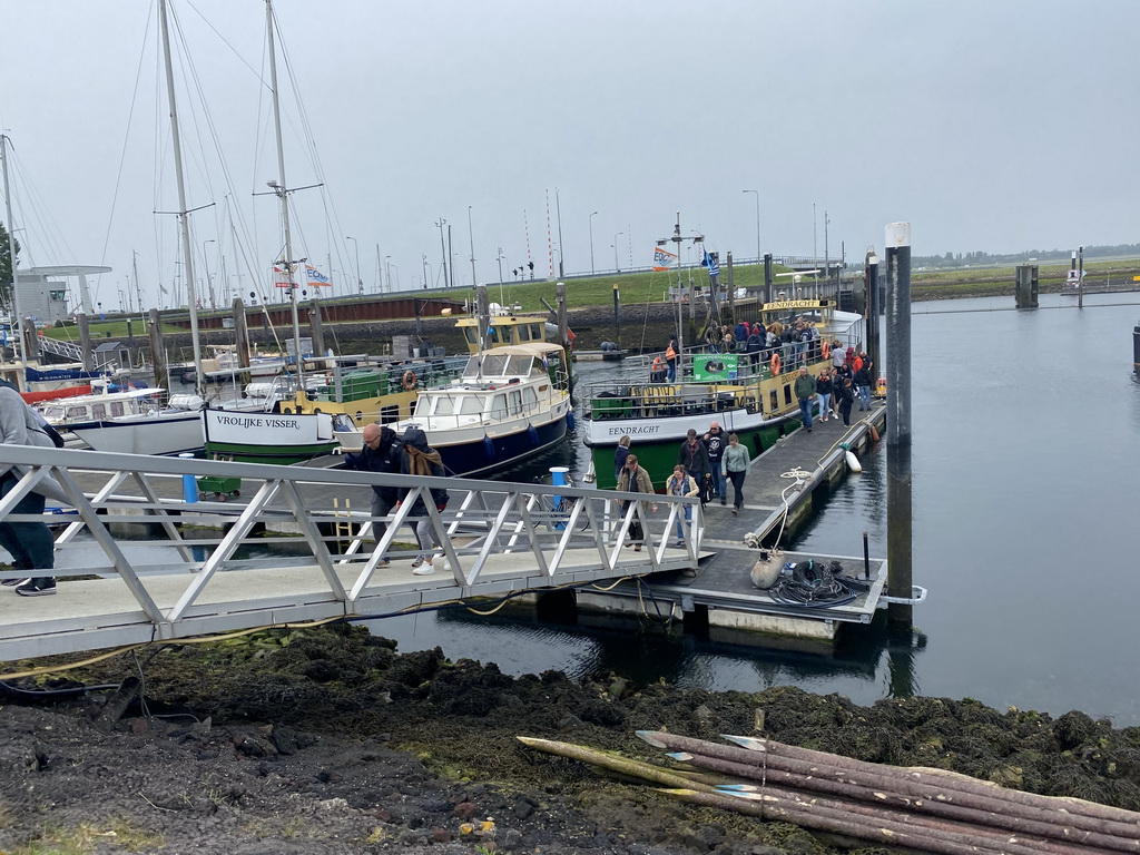 The Seal Safari boat in the Harbour of Bruinisse