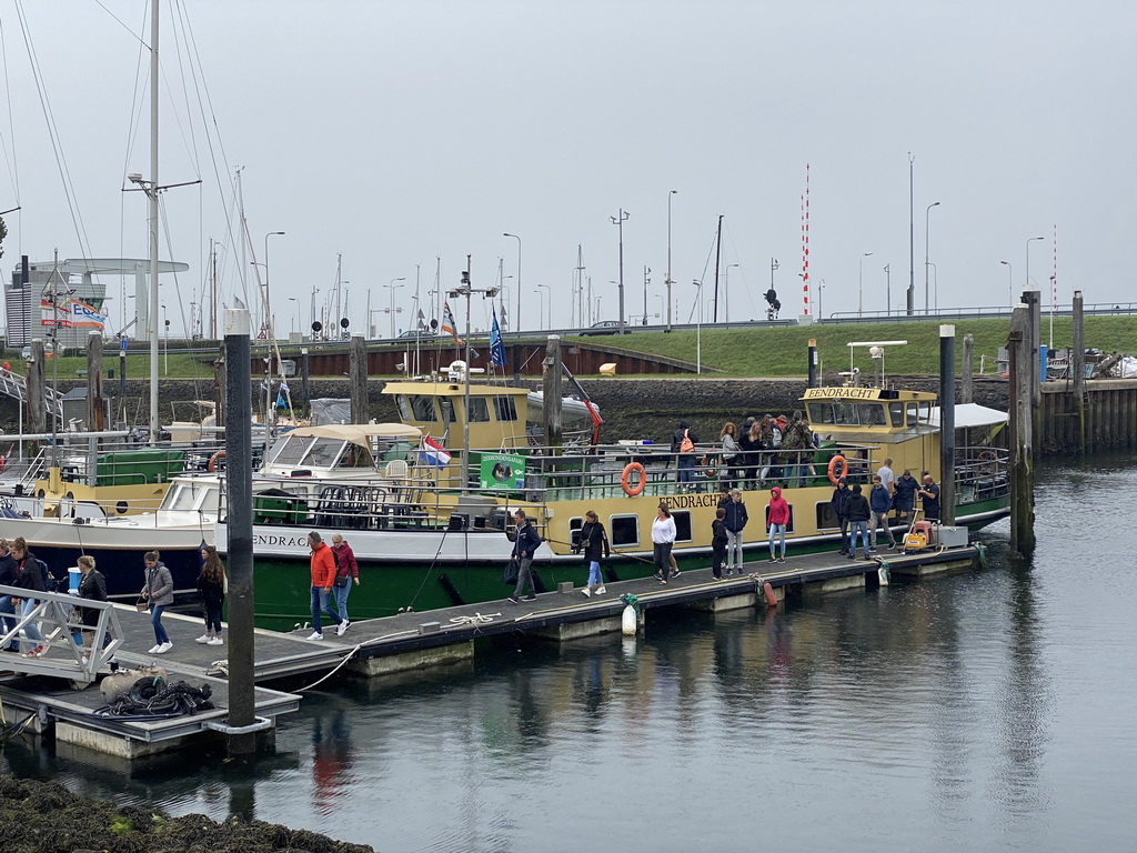 The Seal Safari boat in the Harbour of Bruinisse