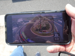 Tim`s iPhone with the qualification of the Formula 1 Grand Prix of the Netherlands 2021, at the Havenkade street